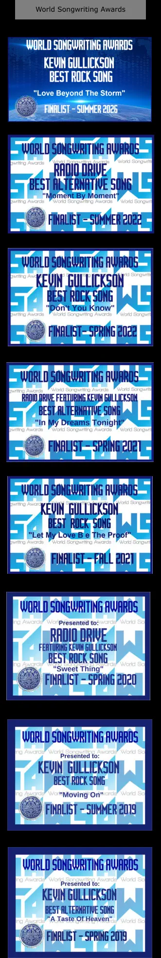 World Songwriting Awards